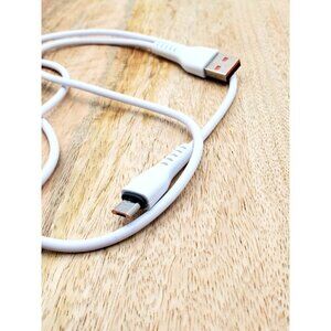 Micro USB 2 Pack Power Cords White